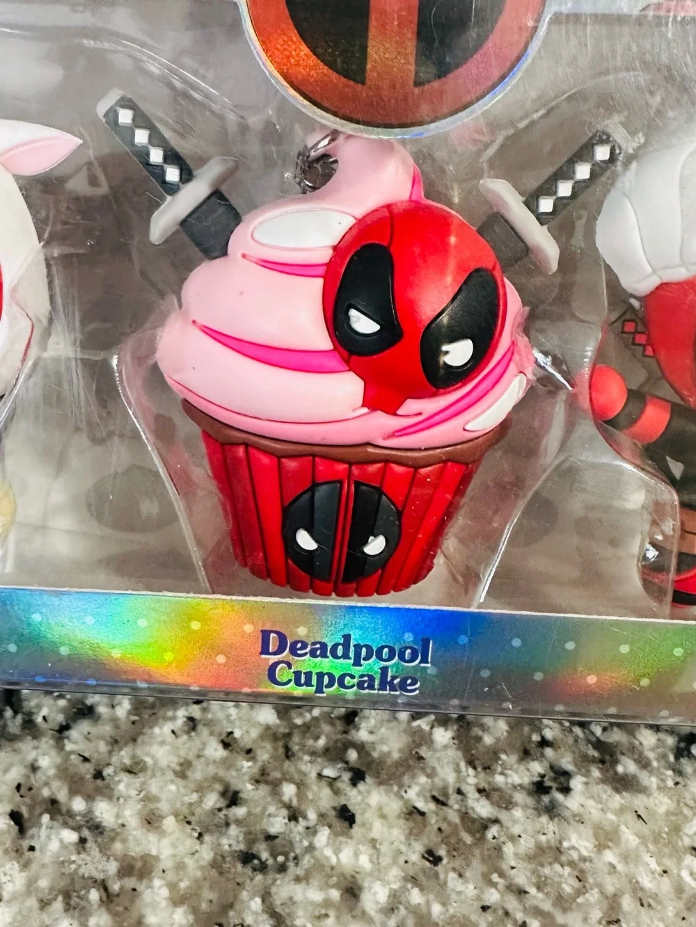 Marvel Deadpool Bag Clip 3-Pack -Unicorn,Cupcake,and Bathtime Figures